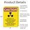 Signmission Radiation & Laser Sign, 10 in H x 7 in W, Plastic, Rectangle OS-2PACK-CR-P-710-V-10248 - alternate 6